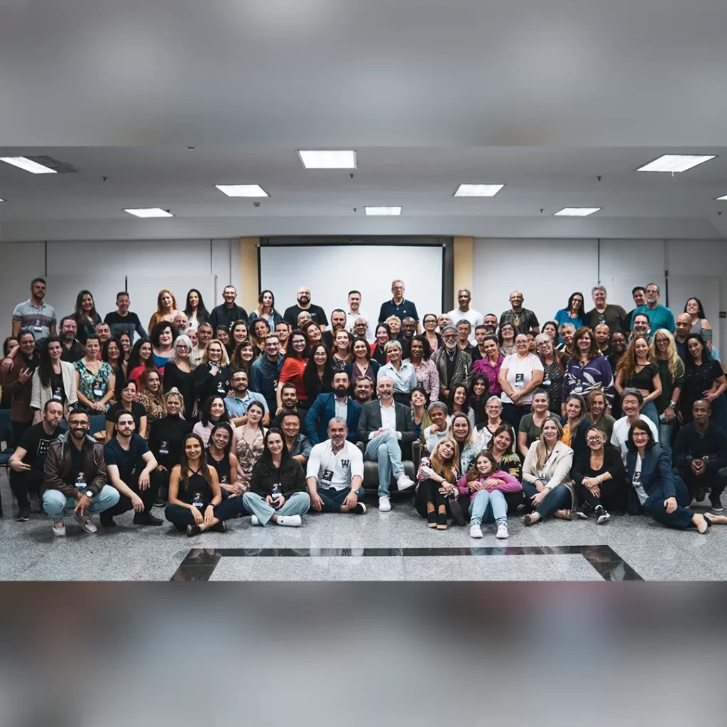 Foto de turma da formação de PNL